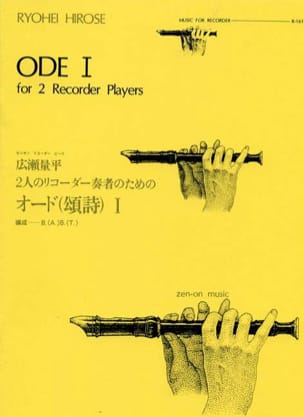 Ode I Ryohei Hirose Partition Flûte à bec