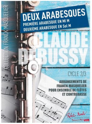2 Arabeques DEBUSSY Partition Flûte traversière