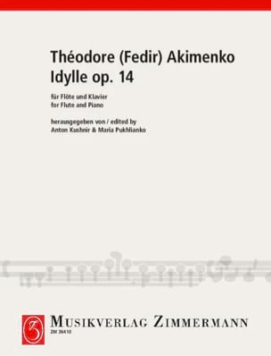 Parcourir les pages de Idylle opus 14 - Théodore (Fedir) Akimenko - Partition