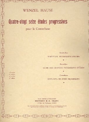96 Etudes progressives, Volume 2 - Contrebasse - Hause Wenzel