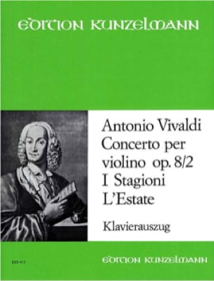 Concerto op. 8 n° 2 - L'estate VIVALDI Partition Violon