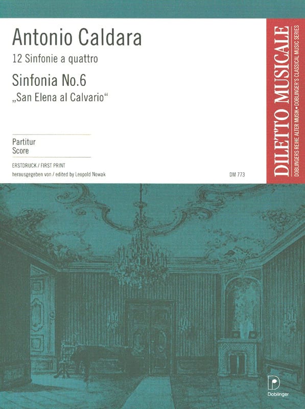 Sinfonia No. 6 g-moll CALDARA Partition