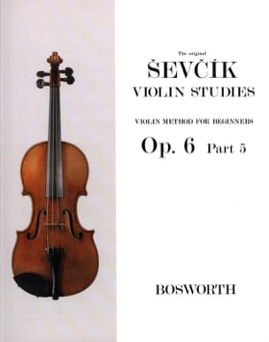 Etudes Opus 6 / Partie 5 - Violon SEVCIK Partition Violon