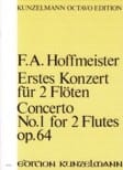 Konzert N° 1 Für 2 Flöten Op. 64 - partitur - HOFFMEISTER - Partition