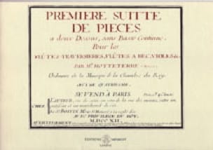 Pemière Suite de pièces à 2 dessus sans basse continue - Oeuvre IV