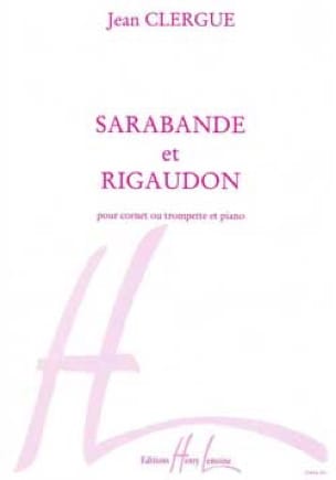 Sarabande & Rigaudon Clergue Partition