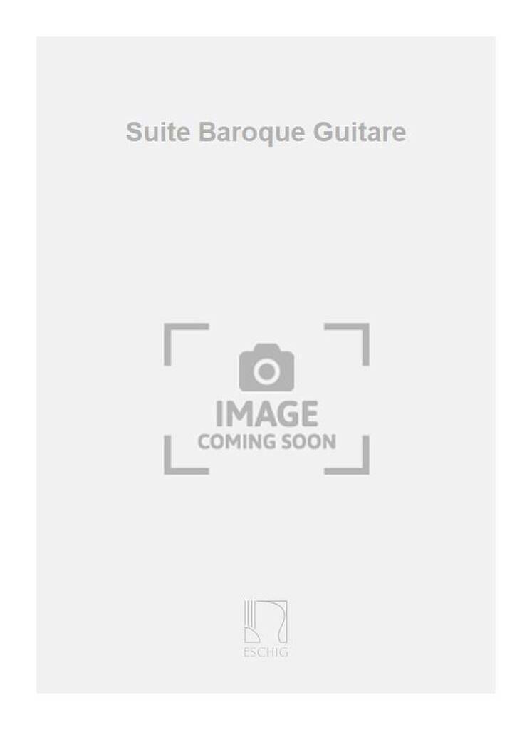 Suite baroque Pierre Lerich Partition Guitare