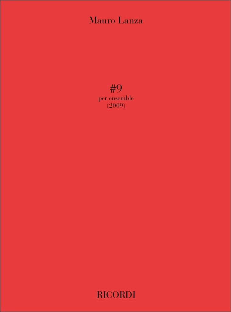 #9 Mauro Lanza Partition
