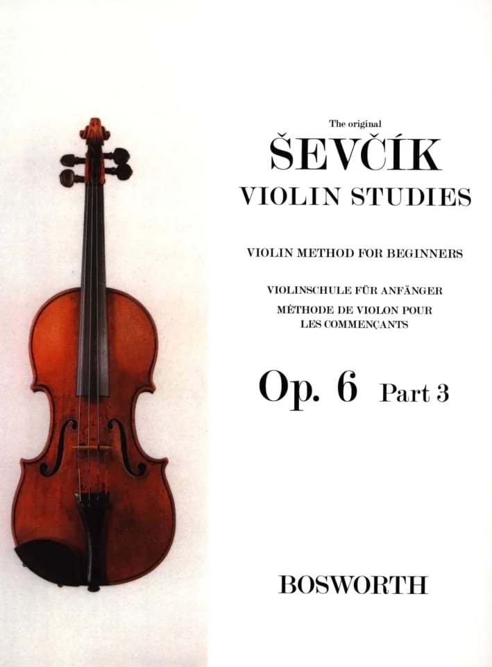 Etudes Opus 6 / Partie 3 - Violon SEVCIK Partition Violon