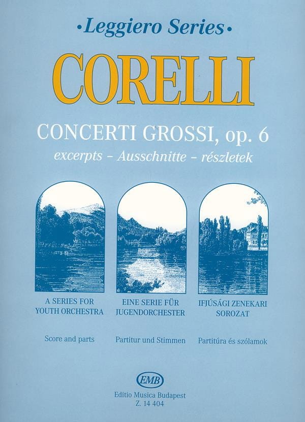 Concerti Grossi For youth String Orchestra op. 6 - CORELLI - Partition