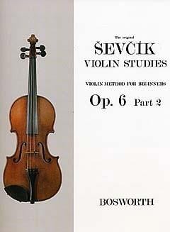 Etudes Opus 6 / Partie 2 - Violon SEVCIK Partition Violon