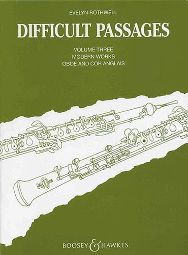 Difficult passages - Volume 3 - Oboe / Cor anglais - Evelyn Rothwell