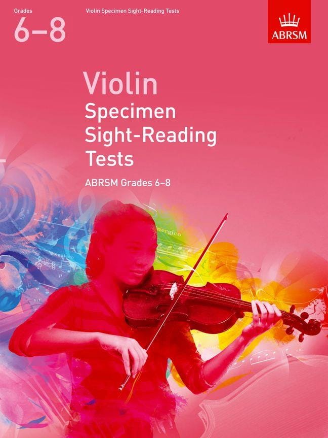 Violin Specimen Sight-Reading Tests Grades 6-8 Partition