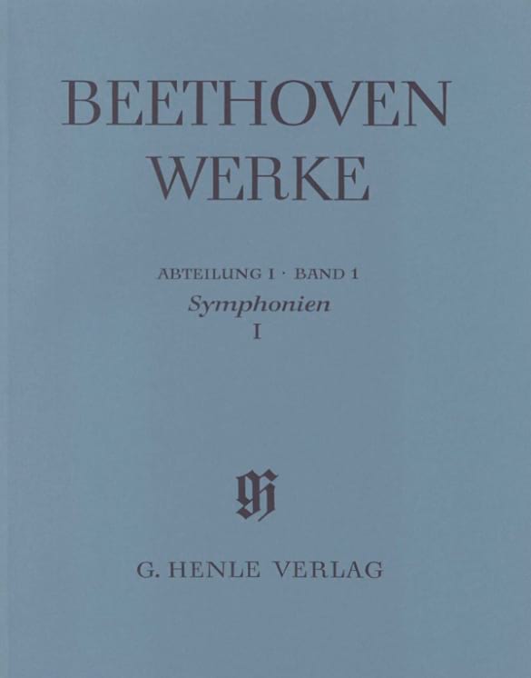 Symphonies I BEETHOVEN Partition Grand format