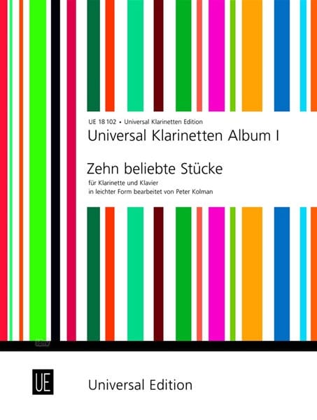 Universal Klarinetten Album 1 Peter Kolman Partition Clarinette