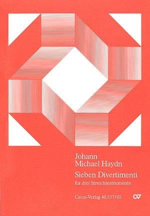 Sieben Divertimenti - Michael HAYDN - Partition - Grand format