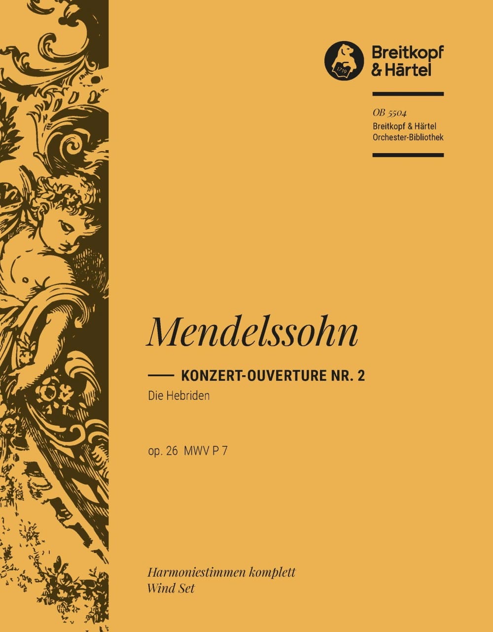 Die Hebriden Op. 26 Ouverture MENDELSSOHN Partition