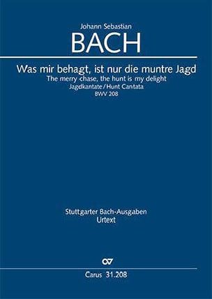 Cantate BWV 208 - Score BACH Partition Grand format