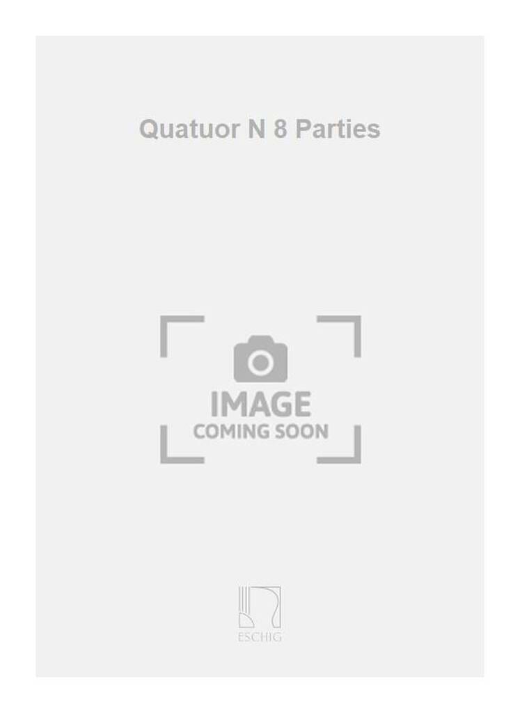 Quatuor Ă cordes n° 8 - Parties Alexandre Tansman Partition Quatuors