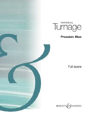 Prussian Blue Mark-Anthony Turnage Partition Grand format