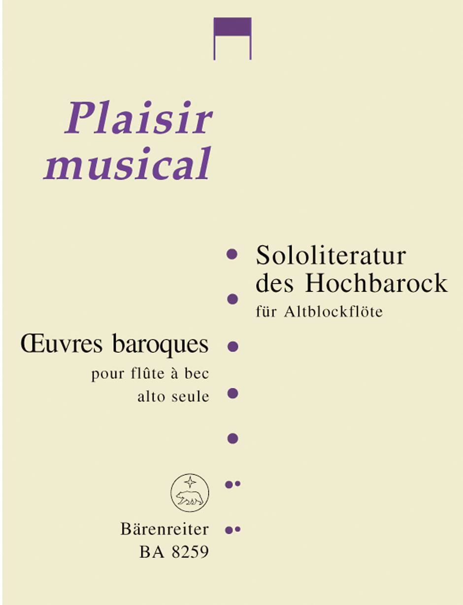Oeuvres baroques pour flûte à bec Partition Flûte à bec