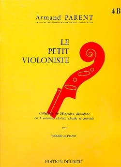 Le Petit Violoniste Volume 4B Armand Parent Partition Violon