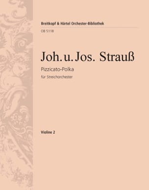 Johann Strauss - Pizzicato-Polka - Partition - di-arezzo.fr