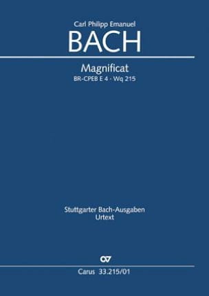 Magnificat Wq 215 - Score - Carl Philipp Emanuel Bach - Partition