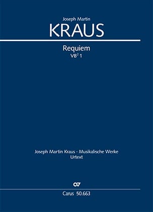 Requiem VB? 1 Joseph Martin Kraus Partition Grand format