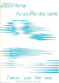 Au souffle des vents Jean-Jacques Werner Partition Flûte traversière