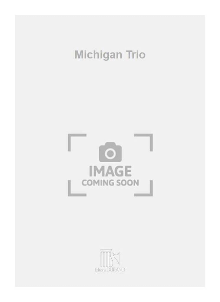Michigan Trio Philippe Manoury Partition Trios