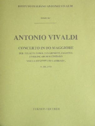 Concerto en Do Maj. - F. 12 N° 14 - Partitura VIVALDI Partition