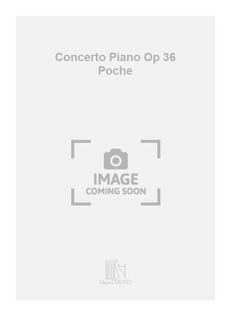 Concerto pour piano op. 36 - Conducteur ROUSSEL Partition Petit format