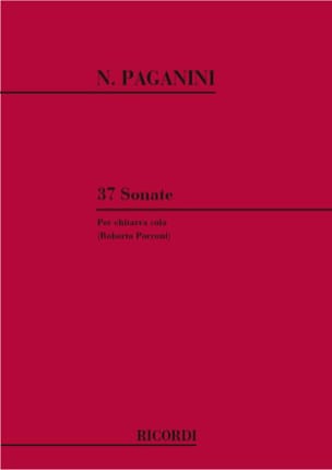 37 Sonate - Chitarra PAGANINI Partition Guitare