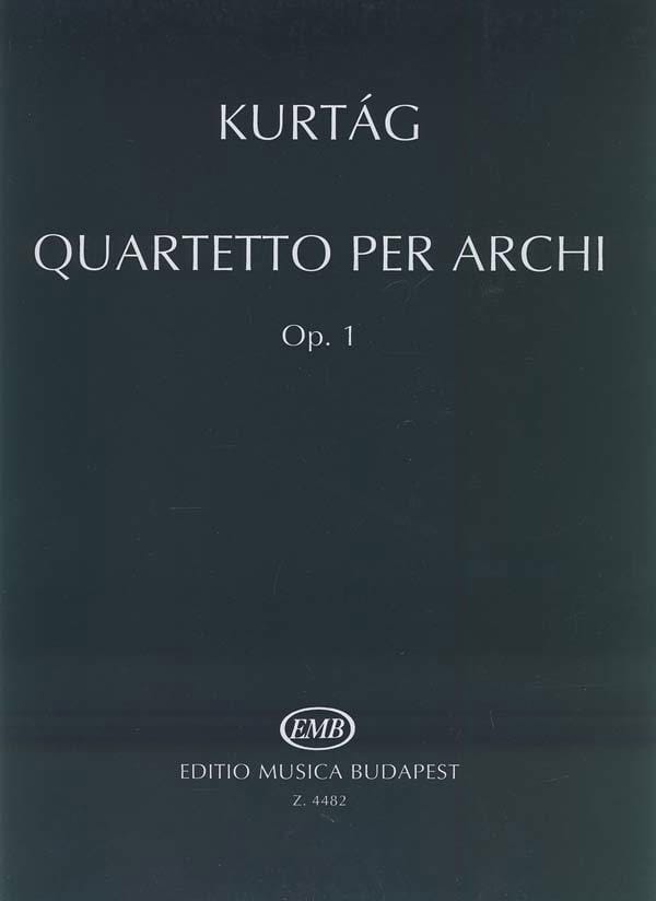 Quartetto per archi op. 1 - Parte KURTAG Partition Quatuors