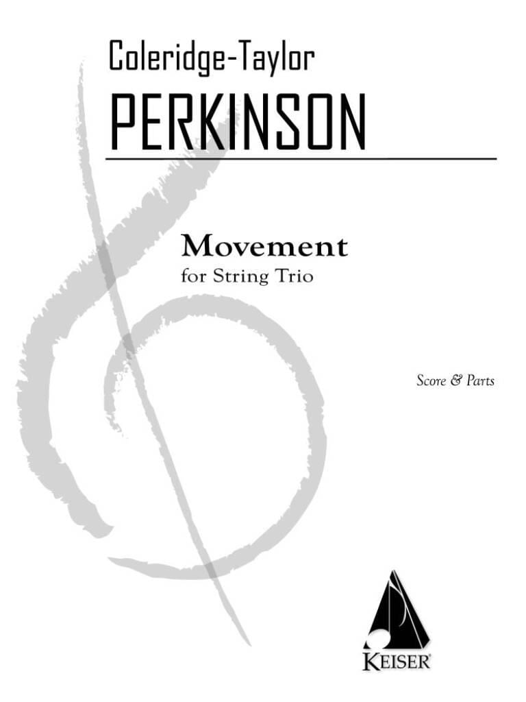 Movement for String Trio Perkinson Coleridge-Taylor Partition Trios