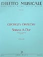 Sonate A-Dur op. 16 n° 3 - Viola Georges Onslow Partition Alto