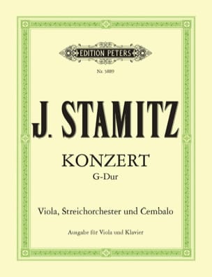 Concerto G-dur - Viola Klavier Johann Stamitz Partition Alto
