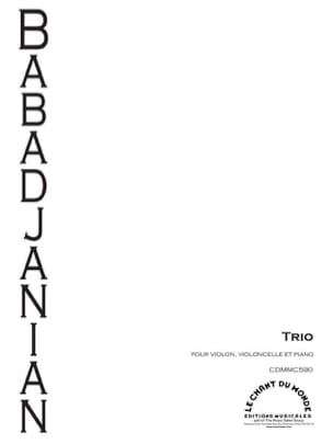 Trio pour piano, violon et violoncelle - Arno Babadjanian - Partition