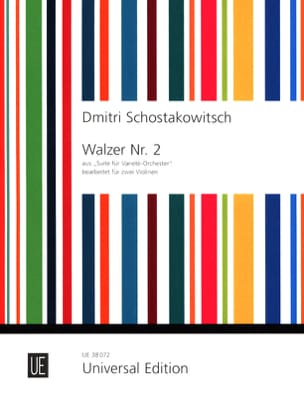 Valse n° 2 - 2 Violons Dmitri Chostakovitch Partition Violon