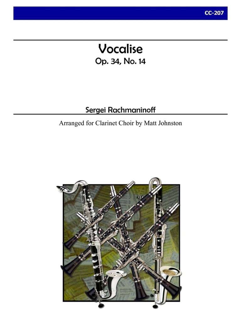 Vocalise for Clarinet Choir Rachmaninov Sergei Partition