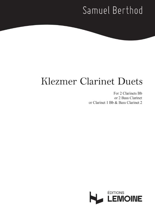 Klezmer Clarinet Duets Samuel Berthod Partition Clarinette