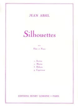 Silhouettes Jean Absil Partition Flûte traversière