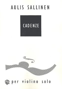 Cadenze Aulis Sallinen Partition Violon