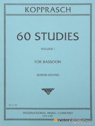 60 Studies - volume 1 - C. Kopprasch - Partition - Basson