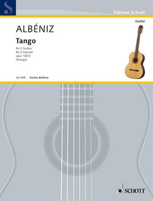 Tango D-Dur, op. 165 n° 2 - 2 Guitaren ALBENIZ Partition Guitare