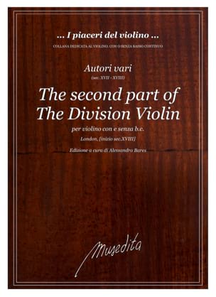 The second part of the division violin Partition Violon