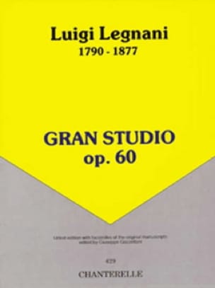 Gran Studio op. 60 Luigi Legnani Partition Guitare
