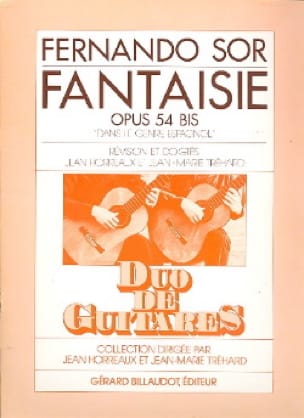 Fantaisie Op. 54 Bis - Dans Le Genre Espagnol - SOR - Partition