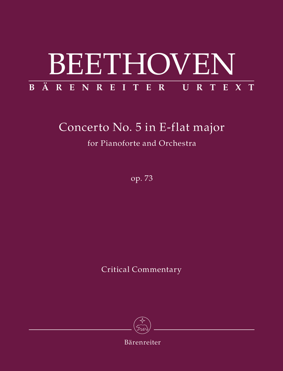 Concerto for Piano and Orchestra no.5 E-flat major Critical commentary